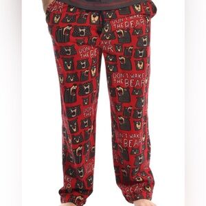 🎄 Men's “Don’t Wake the Bear” Lazy One Sleep (Lounge) Pants with Drawstring